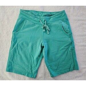 Women’s Eddie Bauer Teal Lounge Bermuda Shorts Drawstring Casual